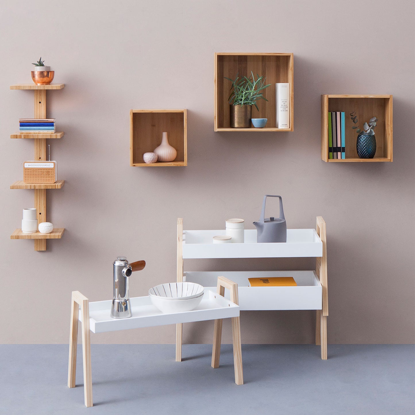 Design Wall Cube Shelves, Large